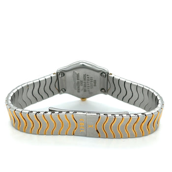Ebel 1057901 Sport Classique Stainless Steel & 18K Gold Bezel Ladies Watch with Mother of Pearl Dial – Assay Jewelers