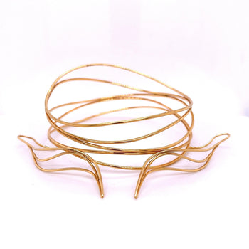 Elsa Peretti pour Tiffany & Co. Bracelet jonc et boucles d’oreilles pendantes en or 18 carats – Assay Jewelers