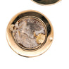 Estate Victorian Elagabalus Denarius 18K Gold Antique Roman Coin Clip-On Earring