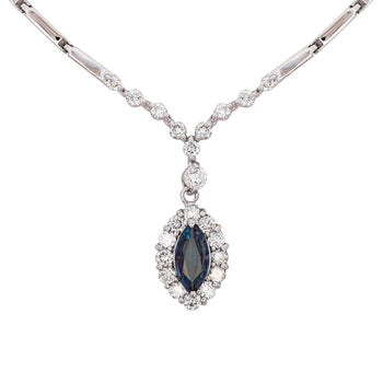 GIA Certified 0.61 Carat Marquise Alexandrite Diamond Platinum Drop Necklace – Assay Jewelers