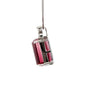 GIA Certified 18.61 Carat Pink Tourmaline & Floral Diamond Pendant Necklace