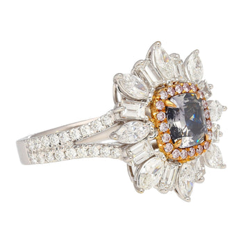 GIA Certified 1.01 Carat Fancy Bluish Gray Diamond Ring – Assay Jewelers
