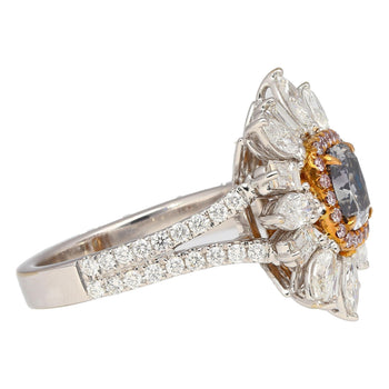 GIA Certified 1.01 Carat Fancy Bluish Gray Diamond Ring – Assay Jewelers
