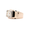 GIA Certified 2 Carat Diamond in 14K Gold Solitaire Men's Ring