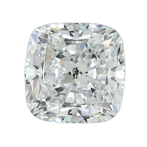 GIA Certified 3.01 Carat E/VS1 Cushion Cut Diamond Mens Solitaire Bezel Ring