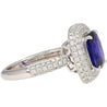 GIA Certified 3.25 Carat No Heat Color Change Blue Sapphire Ring