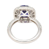 GIA Certified 3.25 Carat No Heat Color Change Blue Sapphire Ring