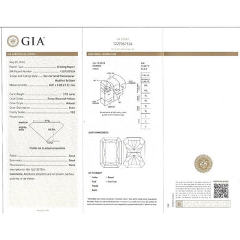 GIA Certified 3.51 Carat Fancy Brownish Yellow Diamond Ring with Pink and White Diamond Halo – Assay Jewelers