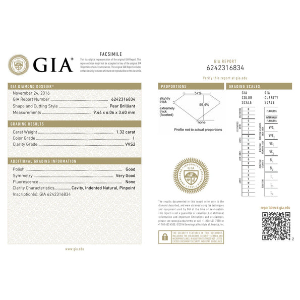 GIA Certified 3.93 Carat Pear Cut &Diamond Halo Drop Earrings in 18K White Gold