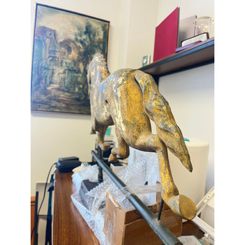 Horse Weathervane in Gold Gilt by J.W Fiske & Company – Assay Jewelers