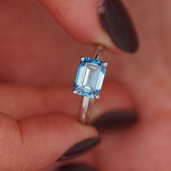 IGI Certified 2.08 Carat Vivid Blue Lab Grown Diamond Engagement Ring – Assay Jewelers