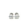 IGI Certified 6.06 Carat Total Old European Cut CVD Lab Grown Diamond 6-prong Stud Earring