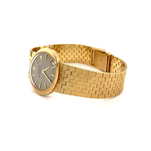 Ladies 25mm Rolex For Tiffany & Co. Watch in 14K Gold