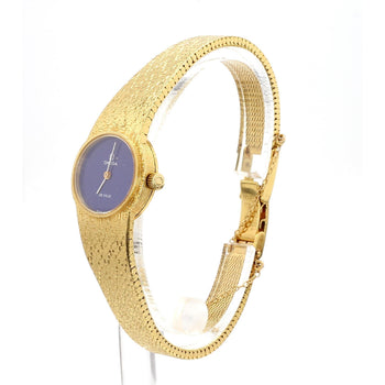 Omega De Ville Lapis Lazuli Dial 18K Gold Manual Wind Watch – Assay Jewelers