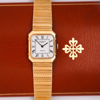 Patek Philippe For Gübelin 4457/1 Double Signed 18K Gold 23mm Manual Watch – Assay Jewelers