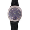 Patek Philippe "Jumbo UFO" Automatic Steel Purple 35mm Dial Leather Strap Watch