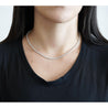 Platinum 3 Carat Diamond Graduated Tennis Choker Necklace