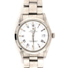 Rolex 34mm Oyster Perpetual Date Ref. 15200 White Dial Roman Numerals and Oyster Bracelet in Stainless Steel Watch