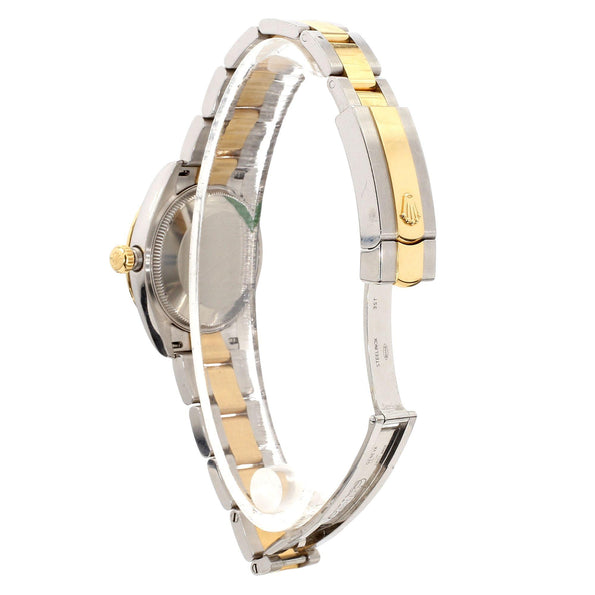 Rolex Datejust 31mm Silver Diamond Dial Two-Tone Yellow Gold Steel Watch