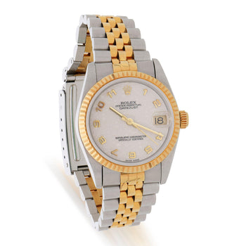 Rolex Datejust 68273 Two-Tone Jubilee Dial Fluted Bezel 31mm Watch 1998 Full Set – Assay Jewelers