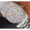 Rolex Datejust II Men's 41mm Stainless Steel and White Gold Bezel Watch 116334