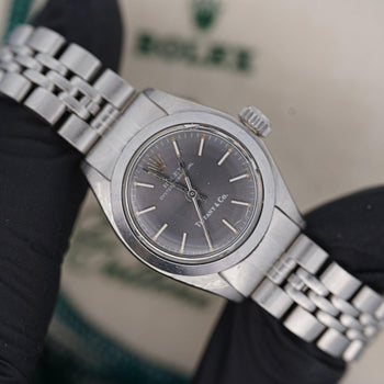 Rolex For Tiffany & Co. Oyster Perpetual 6718 24mm Steel Watch – Assay Jewelers