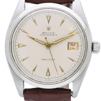 Rolex Oysterdate Precision 6294 Ivory Dial Manual Wind Circa 1953 Watch – Assay Jewelers