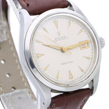 Rolex Oysterdate Precision 6294 Ivory Dial Manual Wind Circa 1953 Watch – Assay Jewelers