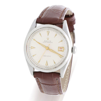 Rolex Oysterdate Precision 6294 Ivory Dial Manual Wind Circa 1953 Watch – Assay Jewelers