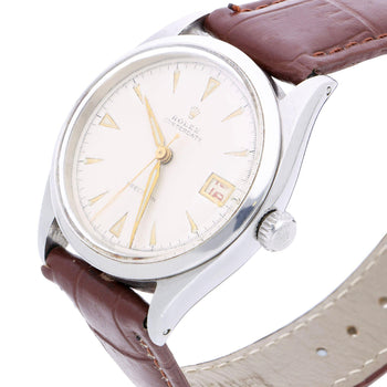 Rolex Oysterdate Precision 6294 Ivory Dial Manual Wind Circa 1953 Watch – Assay Jewelers
