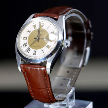 Rolex Oysterdate Precision 6694 Two-Tone California Dial Circa 1959 Vintage Watch – Assay Jewelers
