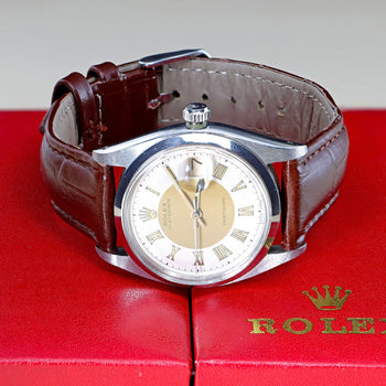 Rolex Oysterdate Precision 6694 Two-Tone California Dial Circa 1959 Vintage Watch – Assay Jewelers