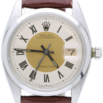 Rolex Oysterdate Precision 6694 Two-Tone California Dial Circa 1959 Vintage Watch – Assay Jewelers