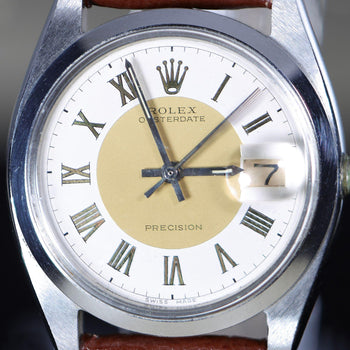 Rolex Oysterdate Precision 6694 Two-Tone California Dial Circa 1959 Vintage Watch – Assay Jewelers