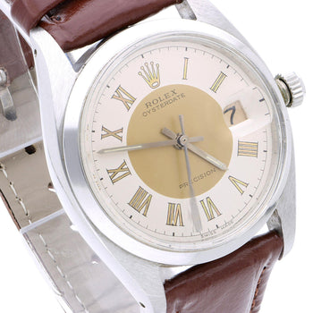 Rolex Oysterdate Precision 6694 Two-Tone California Dial Circa 1959 Vintage Watch – Assay Jewelers