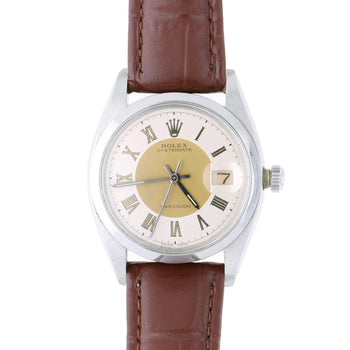 Rolex Oysterdate Precision 6694 Two-Tone Tuxedo Dial Circa 1959 Vintage Watch – Assay Jewelers