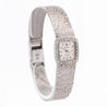 Rolex Precision 18K White Gold 18mm Diamond Bezel Watch