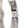 Rolex Precision 18K White Gold 18mm Diamond Bezel Watch