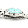 Rolex Turquoise Blue Oyster Perpetual Date Precision 36mm Vintage 1963 Watch In Stainless Steel With Oyster Bracelet