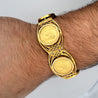 Russian Imperial 10 Ruble Nicholas II 1898 22K & 18K Gold Coin Bracelet