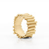 Tiffany & Co. 18K Gold Ribbed Band Ring Circa 2002