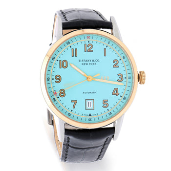 Tiffany & Co. CT60 Tiffany Blue Dial Two-Tone 40mm Full Set Watch – Assay Jewelers