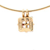 Tiffany & Co. Carnelian Pendant in 18K Gold Snake Chain Necklace