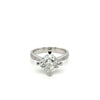 إطار مربع مائل 3.31CT Cushion Cut Lab Grown Diamond Ring