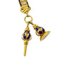 Vacheron Constantin 18K Gold Enamel Chatelaine Pocket Watch and Brooch
