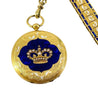 Vacheron Constantin 18K Gold Enamel Chatelaine Pocket Watch and Brooch