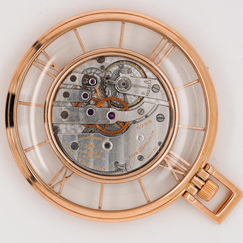 Vacheron Constantin 4798 Skeleton Roman Bezel 18K Rose Gold Pocket Watch – Assay Jewelers