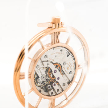 Vacheron Constantin 4798 Skeleton Roman Bezel 18K Rose Gold Pocket Watch – Assay Jewelers