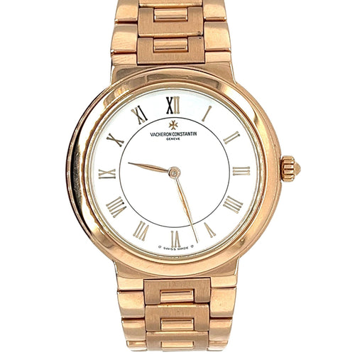 Vacheron Constantin Sovereign 18K Rose Gold 32mm Watch