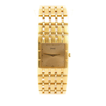Vintage 18K Gold Piaget Polo 91321-K51 Automatic Watch with Original Pouch – Assay Jewelers